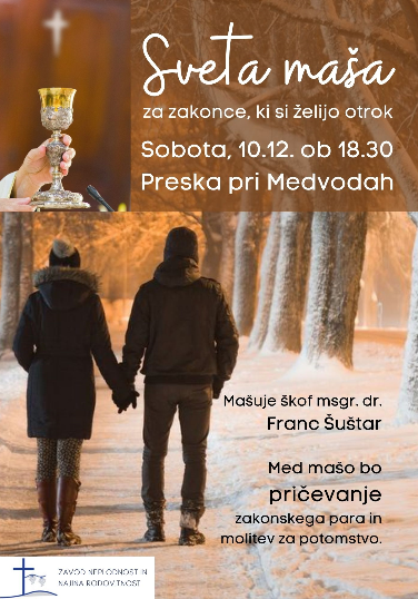 Maša za zakonce, ki hrepenijo po otrocih